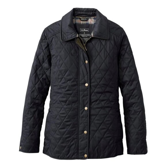 L.L. Bean Women’s Quilted Riding Jacket - Picture 1 of 14